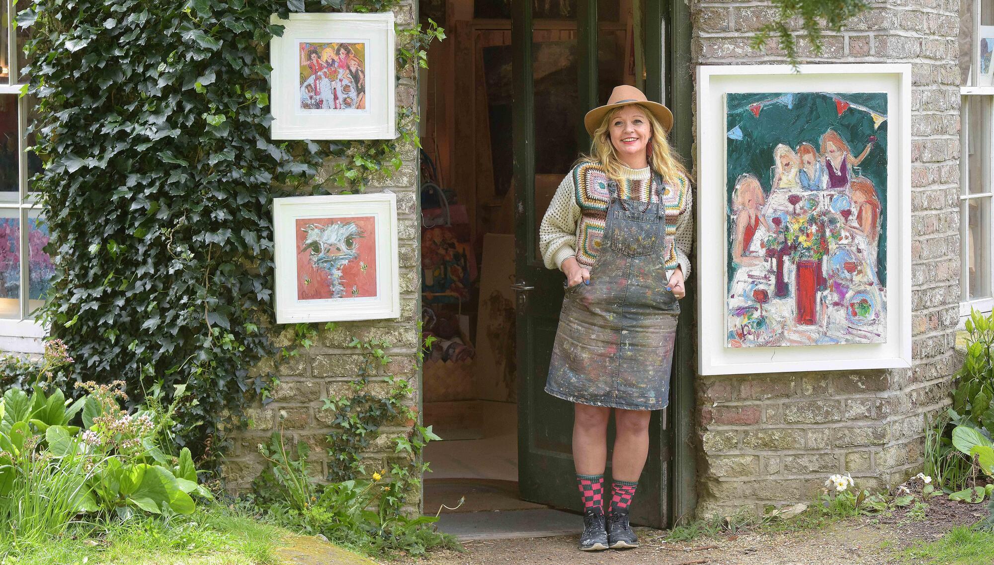 Meet the successful artist who had to live in her camper van