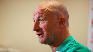 <p>CATT CALL: Assistant Coach Mike Catt during his press conference. Pic credit: Tom Maher, Inpho.</p>