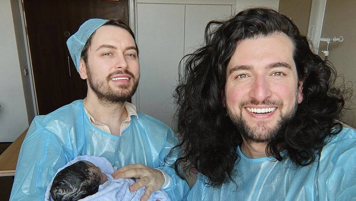 'Besotted': Brian Dowling and Arthur Gourounlian welcome their second child 