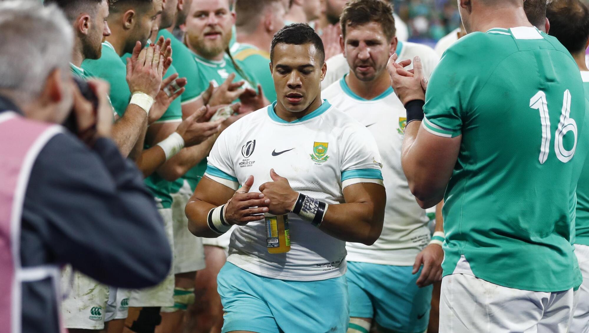 Cheslin Kolbe and Lukhanyo Am included in 39-man South Africa squad for upcoming Ireland games