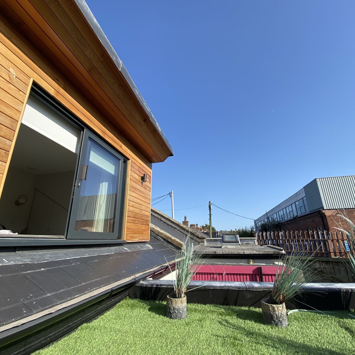 Jennifer's roof garden.