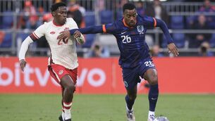 <p>HOT PURSUIT: Canada's Jonathan David is attracting interest from clubs in the Premier League. AP Photo/Patrick Post.</p>