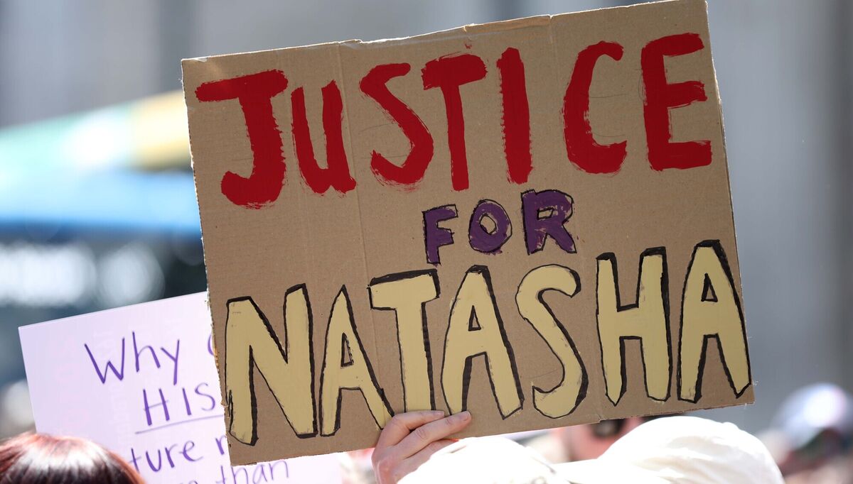 Crowds at the protests called for an end to violence against women. Picture: Sasko Lazarov/© RollingNews.ie