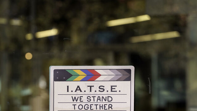 The union represents most film and television crew members (AP)