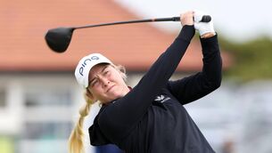 <p>LAST 32: Sara Byrne is into the last 32 of the Women's Amateur Championship at Portmarnock. Photo by Patrick Bolger/R&amp;A/R&amp;A via Getty Images.</p>