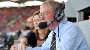 <p>What was central to Mícheál Ó Muircheartaigh's voice was his love for the GAA, his passion for Gaelic Games generally, and his fascination with people. File picture: Brendan Moran / SPORTSFILE</p>
