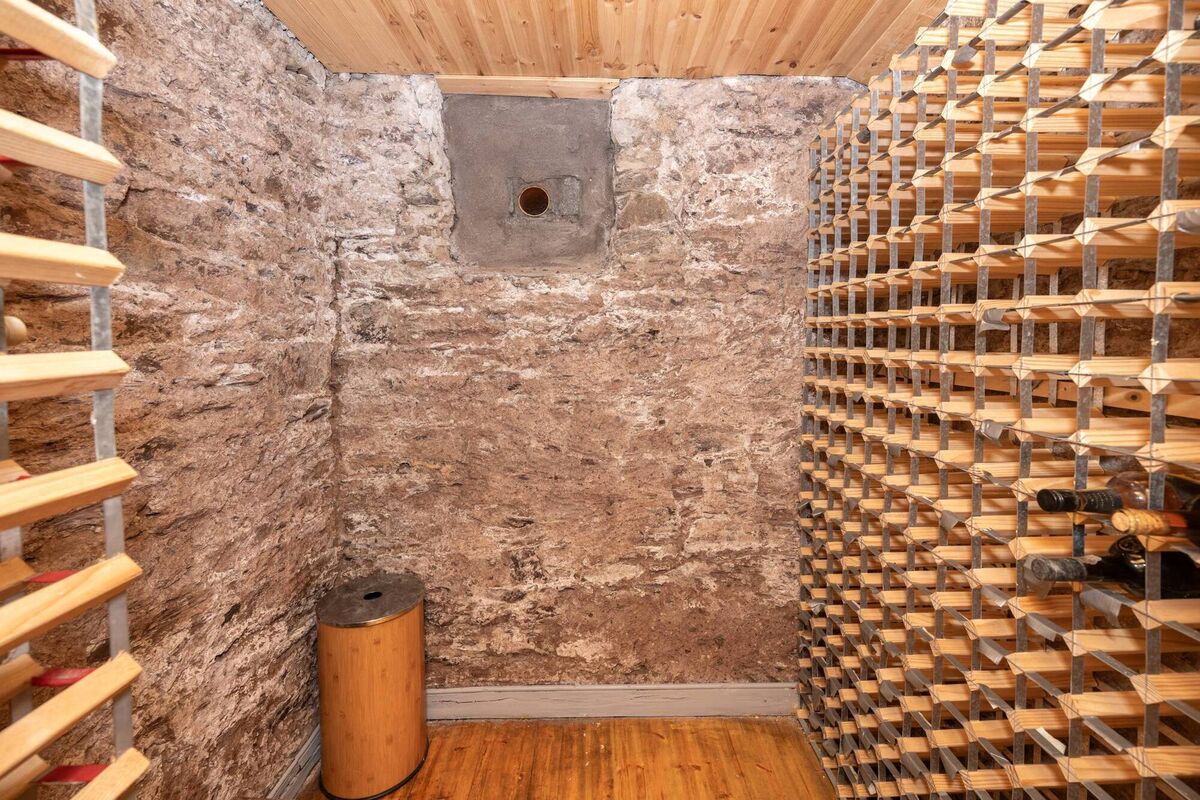 Wine not: the basement has a wine cellar