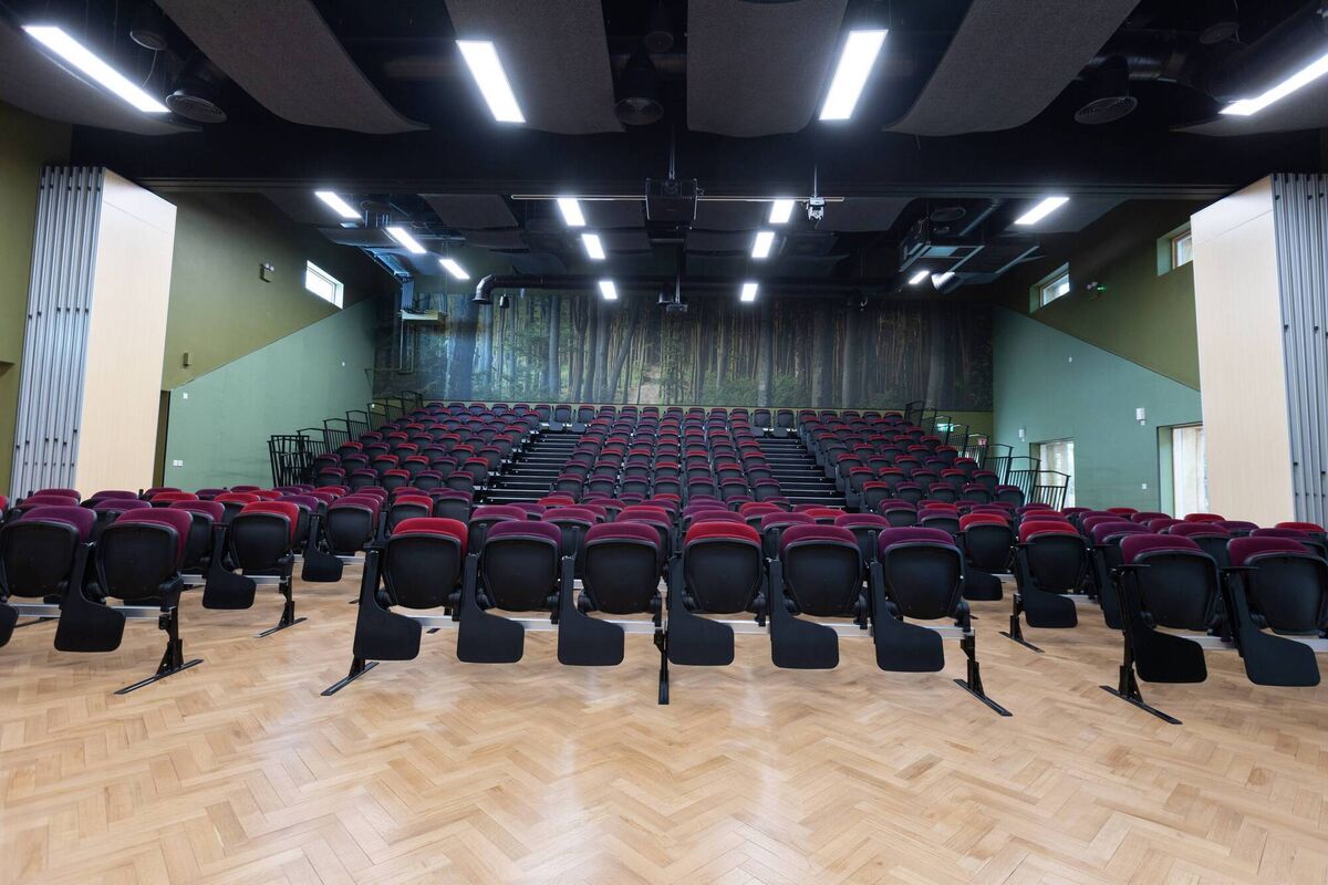 The 265-seater auditorium at Fota's new Education, Conservation and Research Centre. Picture: Darragh Kane The 265-seater auditorium at Fota's new Education, Conservation and Research Centre. Picture: Darragh Kane