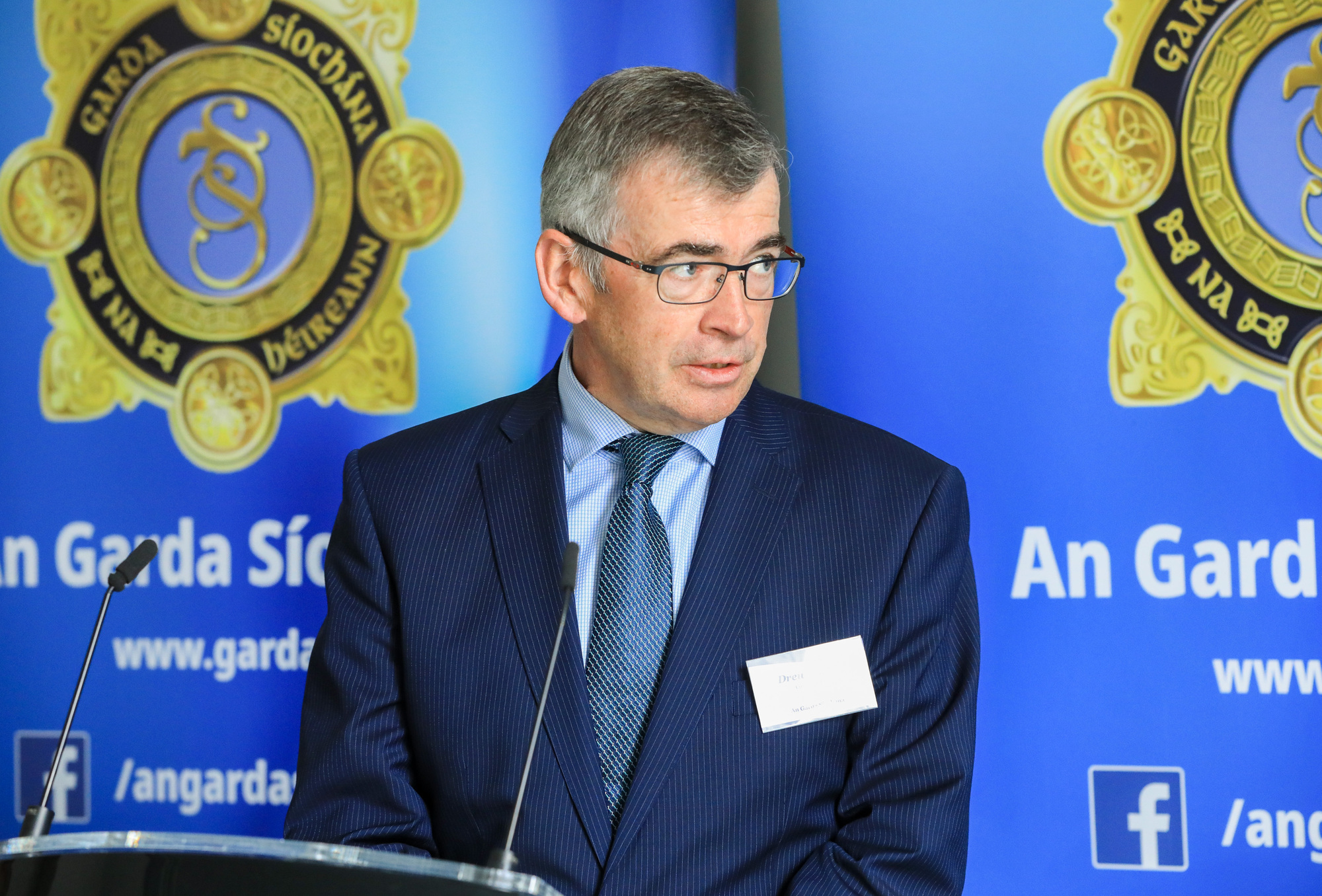 Garda Commissioner Drew Harris said: 'I know that over the intervening period (since 2021), those number have grown and we've reported those to the department and to the policing authority.' Picture: David Creedon