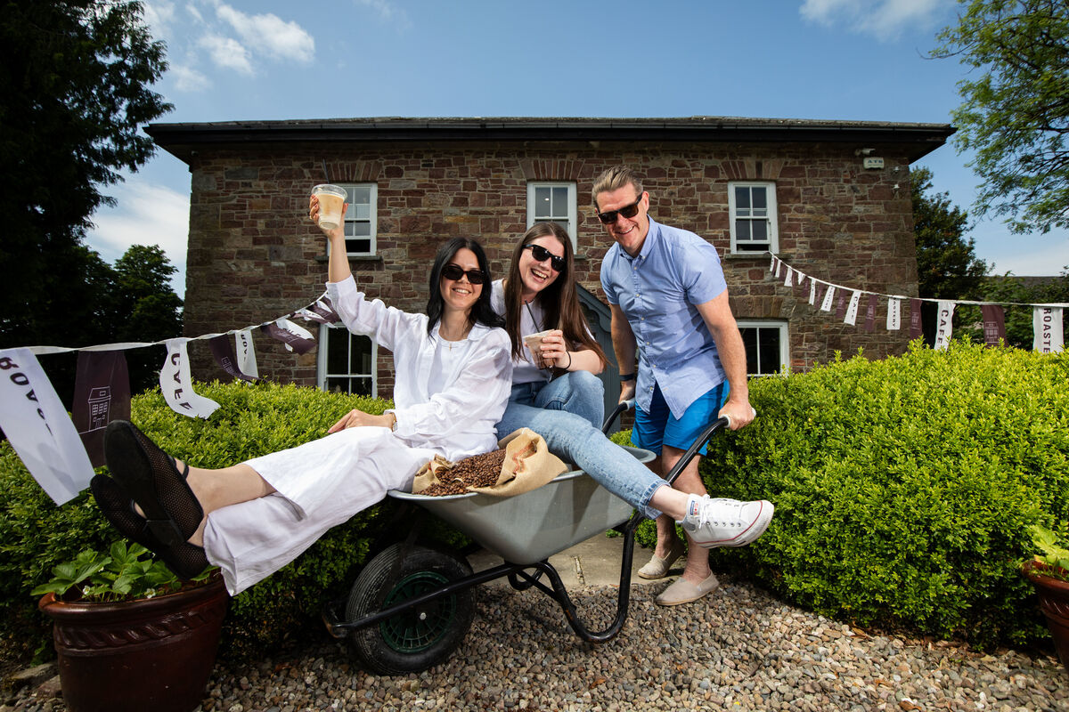 Launching the The Old Barracks and the Birdhill Coffee Festival were, Emese Han, Emma Bourke and Alan Andrews, The Old Barracks. Picture: Alan Place Launching the The Old Barracks and the Birdhill Coffee Festival were, Emese Han, Emma Bourke and Alan Andrews, The Old Barracks. Picture: Alan Place