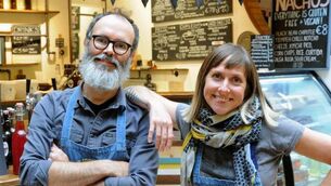 <p>Donal and Virginia O'Gara, owners of My Goodness in the English Market, Cork. Picture: Denis Minihane.</p>