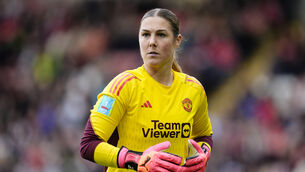<p>ON THE MOVE: England goalkeeper Mary Earps will leave Manchester United this summer. Pic: Nick Potts/PA</p>