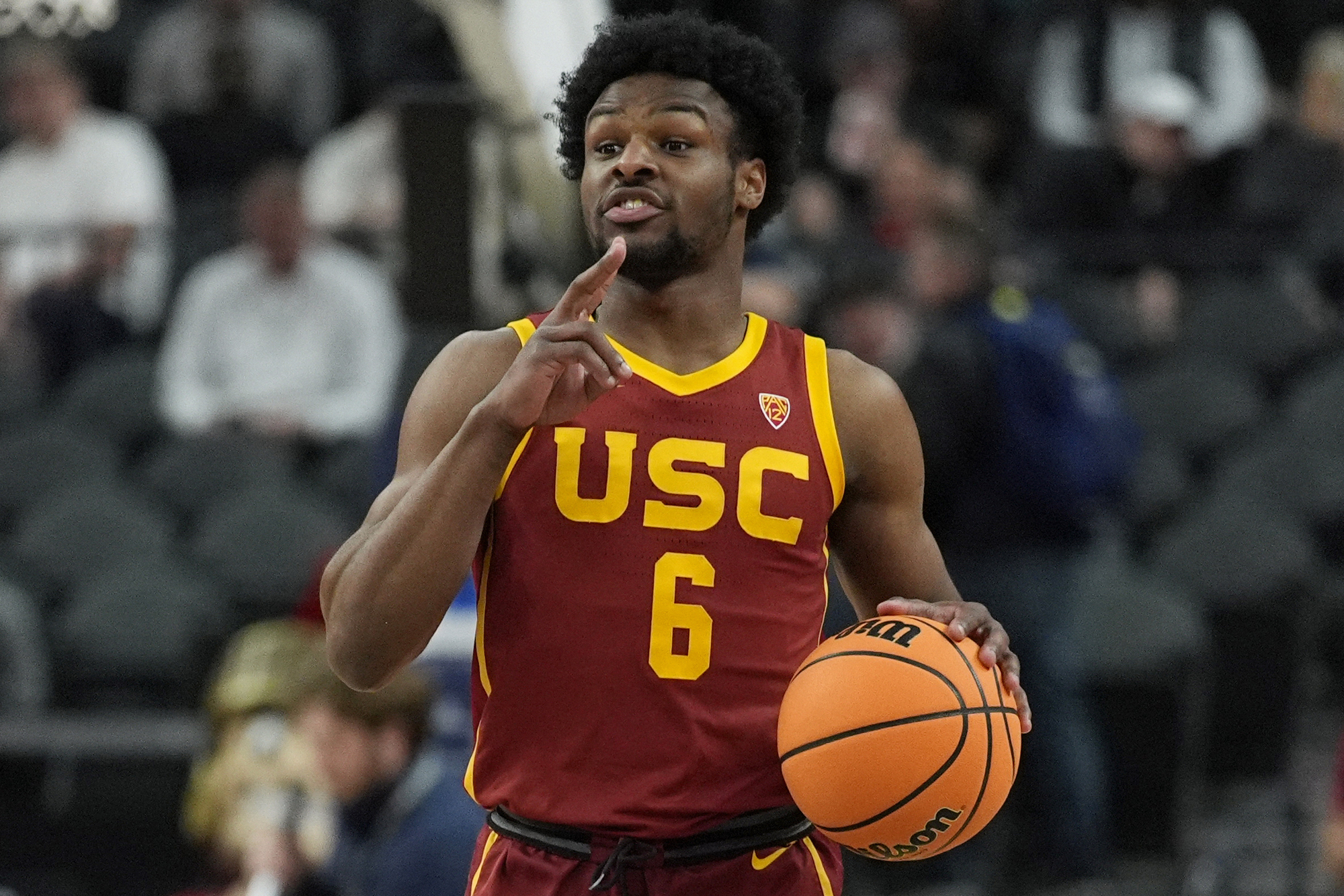 Bronny and LeBron James team up in historic first for NBA