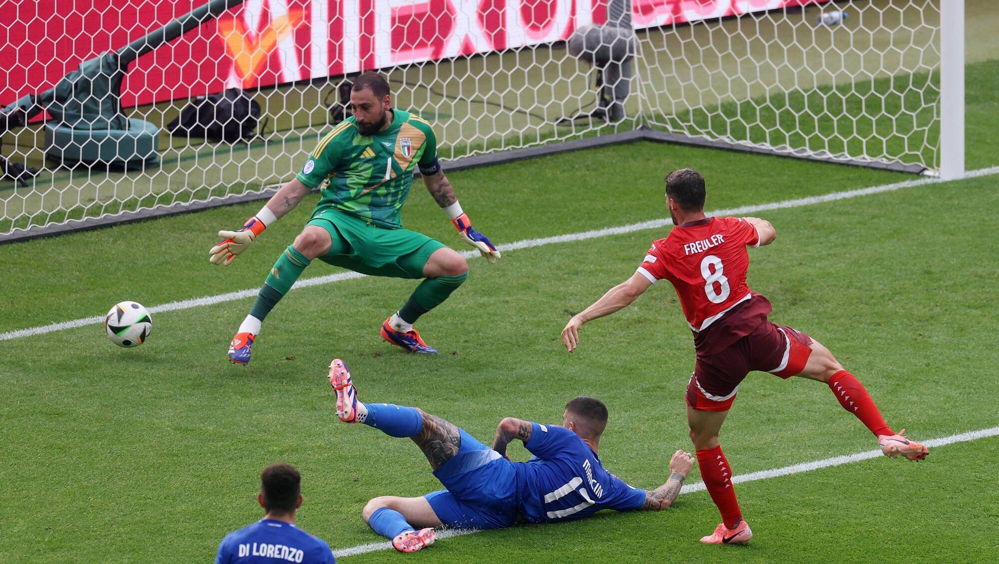 Switzerland stun holders Italy to reach last eight of Euro 2024