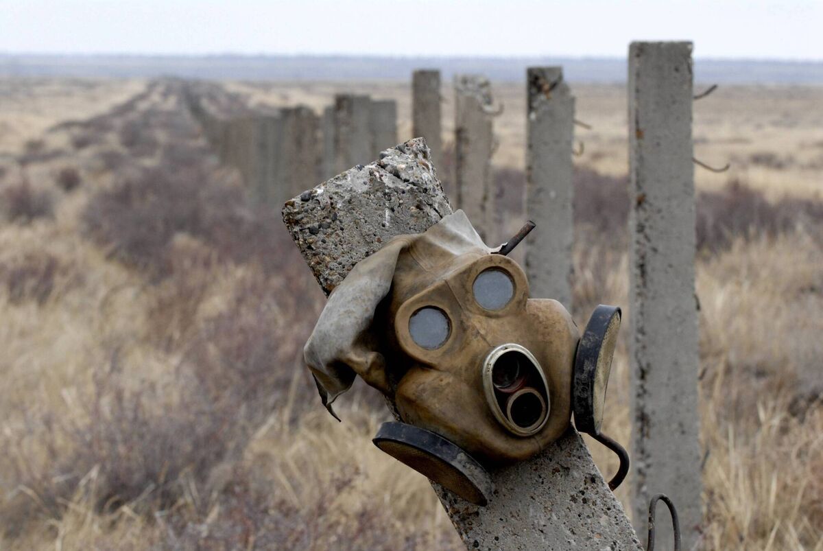 What used to be the boundary between nuclear testing and the rest of the world, where even dedicated Soviet citizens could not cross over, is now a broken down fence, a relic of the cold war. Today the city of Kurchatov in the Kazakh steppes is still a place of secrecy and resembles an atomic ghost town. Photo: John van Hasselt/Corbis via Getty Images What used to be the boundary between nuclear testing and the rest of the world, where even dedicated Soviet citizens could not cross over, is now a broken down fence, a relic of the cold war. Today the city of Kurchatov in the Kazakh steppes is still a place of secrecy and resembles an atomic ghost town. Photo: John van Hasselt/Corbis via Getty Images