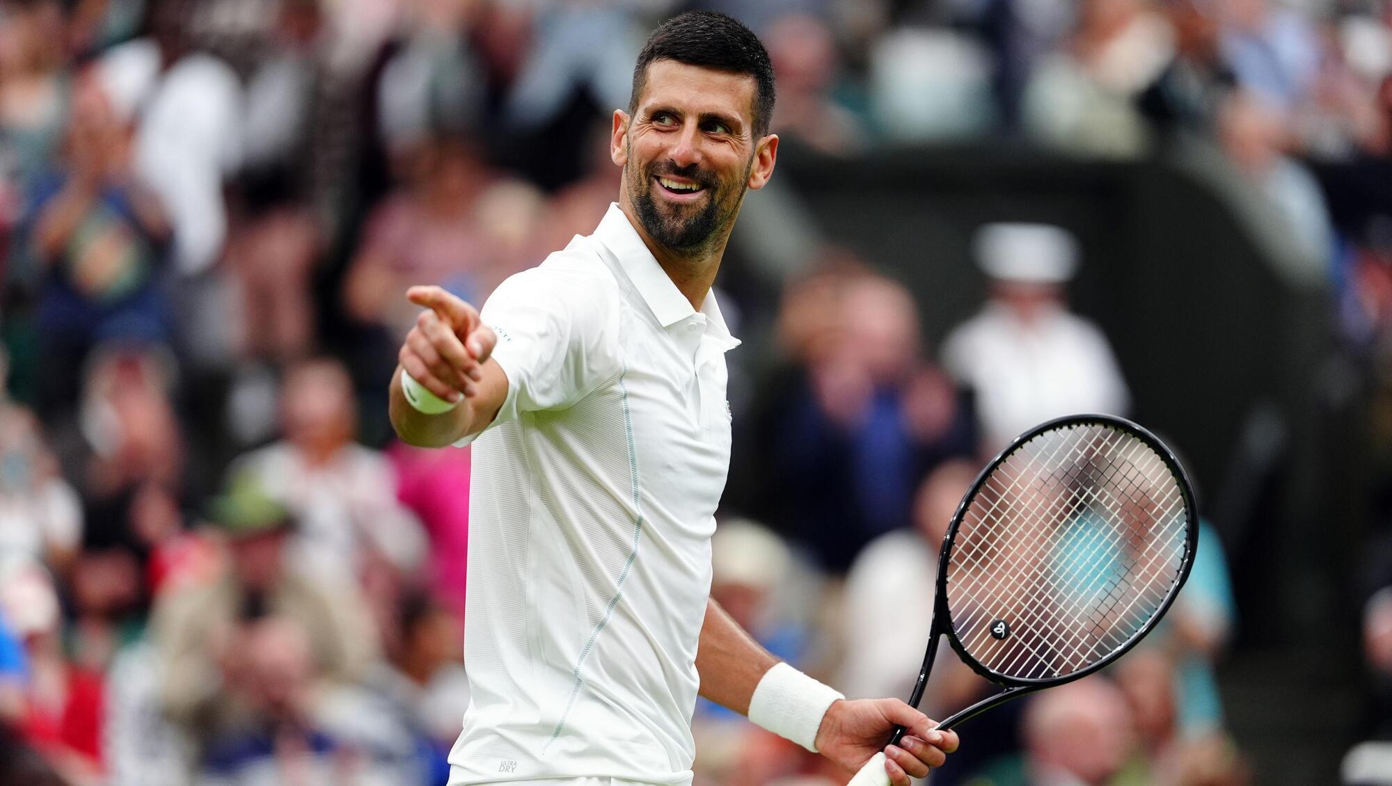 Novak Djokovic ‘extremely glad’ with knee as he cruises into second round
