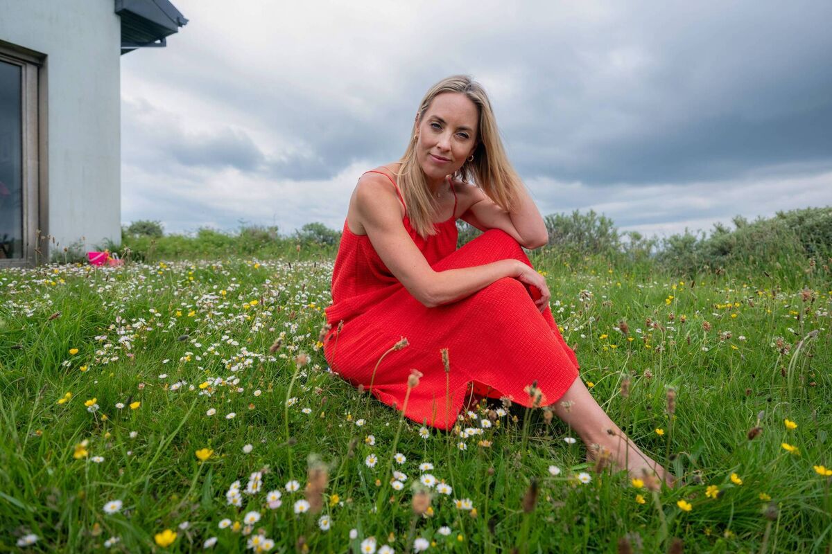 Thomas spends much of her time outdoors on the beach when in Wexford. 