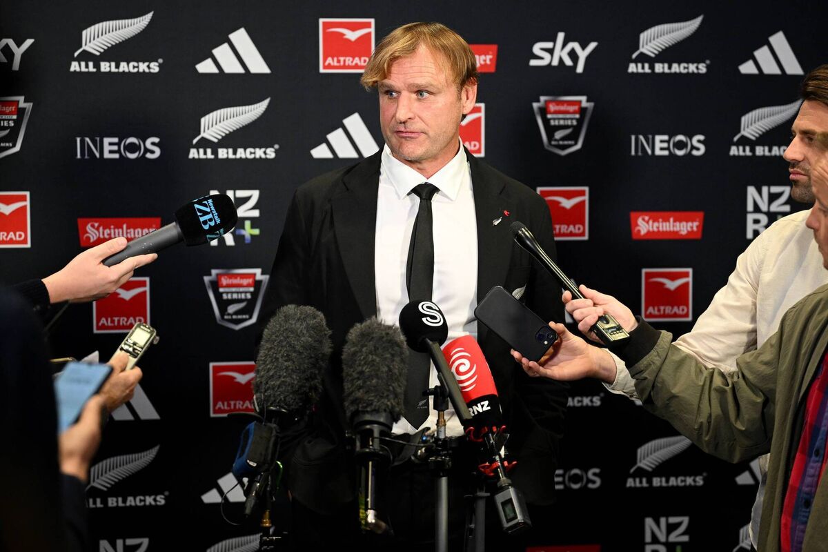 SPOTLIGHT: 'Razor' chats with the media at the New Zealand All Blacks squad announcement SPOTLIGHT: 'Razor' chats with the media at the New Zealand All Blacks squad announcement
