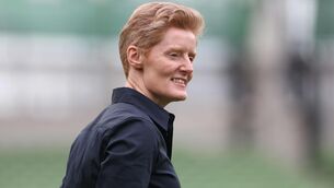 <p>HOME-BASED SESSIONS DITCHED: Republic of Ireland head coach Eileen Gleeson during a training session. Photo credit: Damien Eagers/PA Wire.</p>