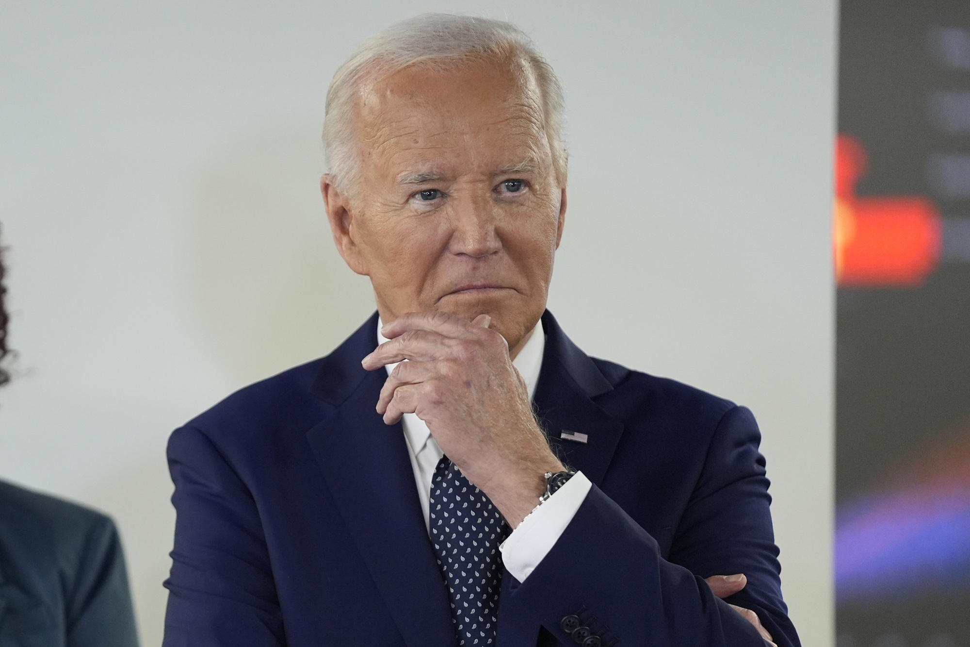 No one is pushing me out – I am still running for president, says Biden