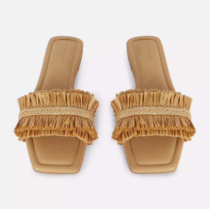 Wide fit straw mules, Penneys, €12