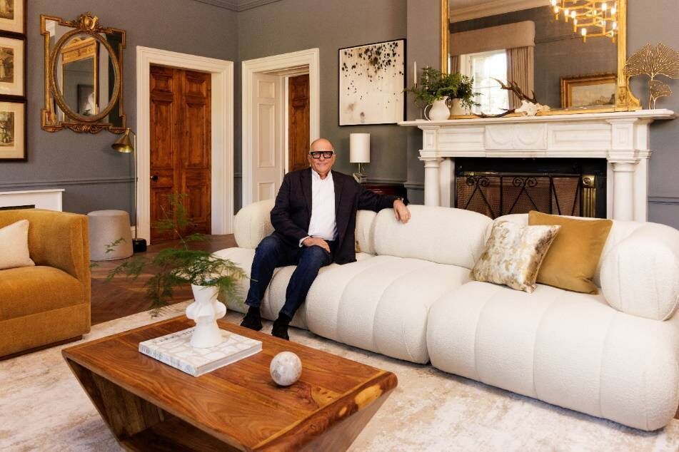 The Hugh Wallace x Sofa Workshop has a country house theme with a contemporary twist. The Hugh Wallace x Sofa Workshop has a country house theme with a contemporary twist.