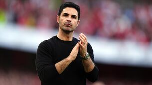 <p>Arsenal manager Mikel Arteta</p>