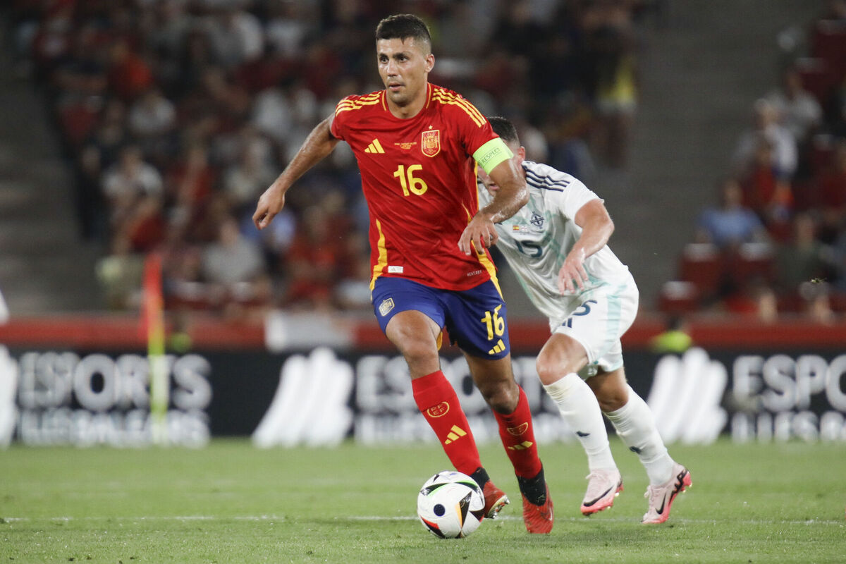 IN CONTROL: Spain's Rodri IN CONTROL: Spain's Rodri