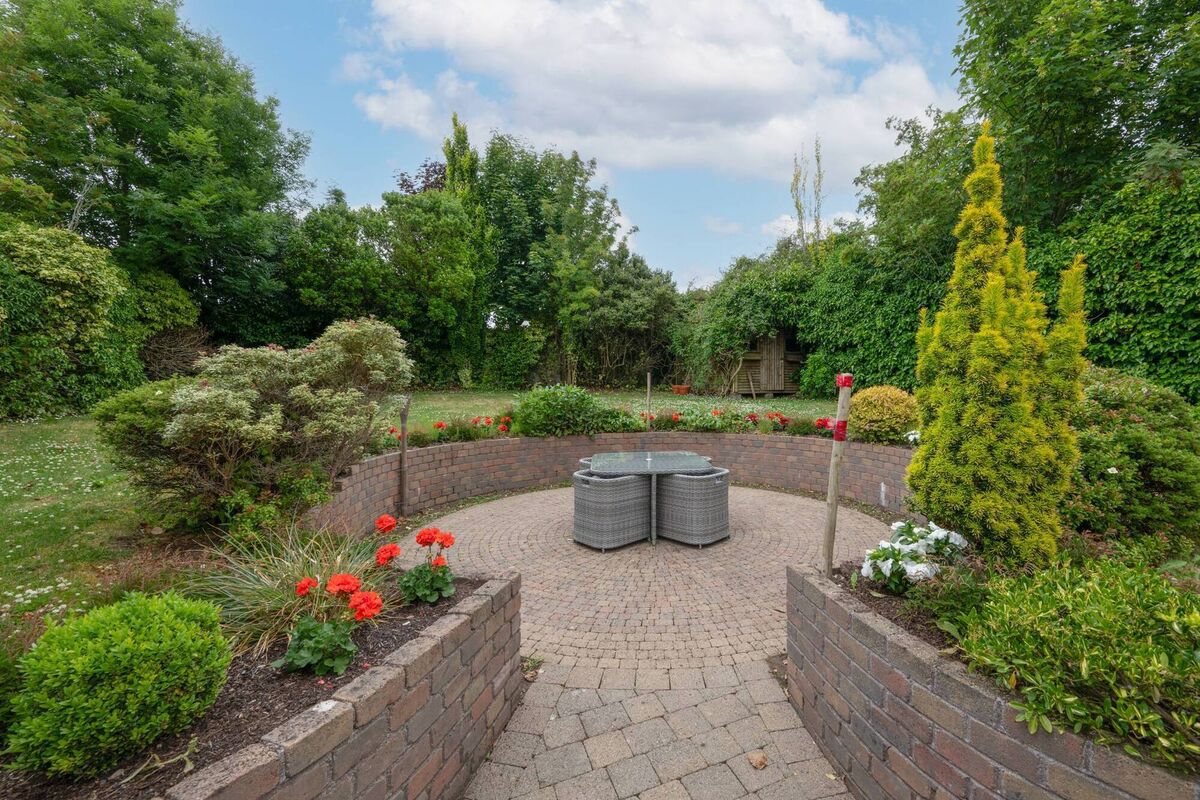 Rear of No 47 Fernwalk has this private garden Rear of No 47 Fernwalk has this private garden