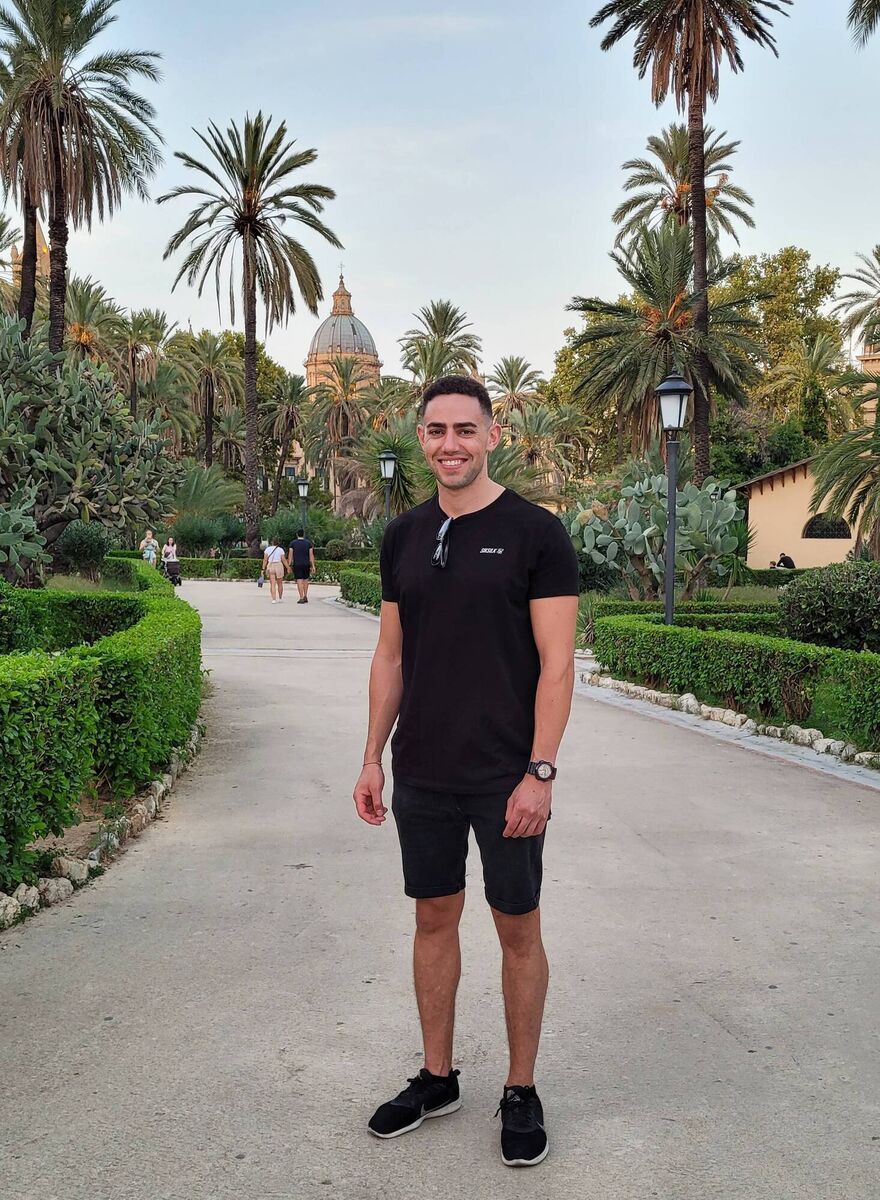 Elan Darcy on a work trip to Palermo, Sicily Elan Darcy on a work trip to Palermo, Sicily