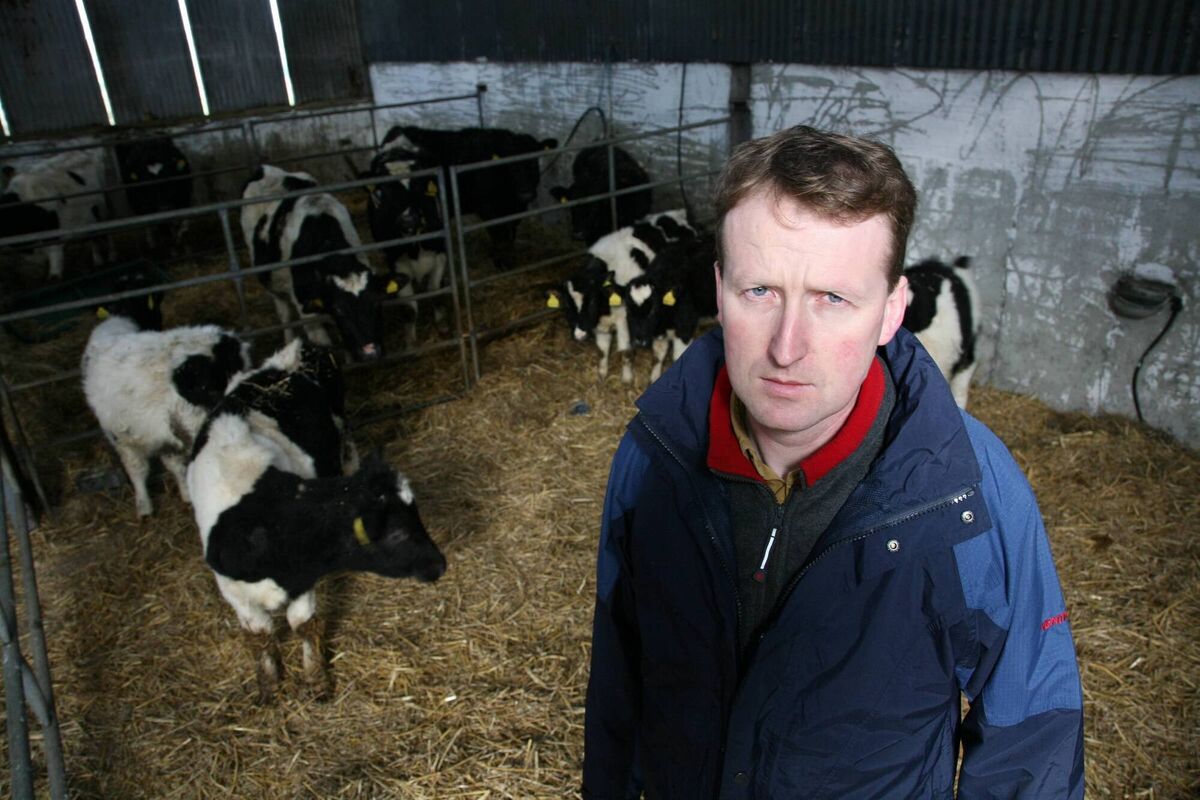 Contamination at Dan Brennan's farm saw livestock growth stunted and trees wither. Picture: Dylan Vaughan