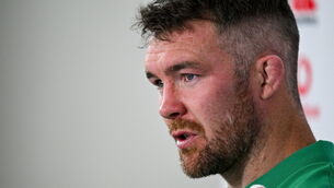 <p>HOSTILE RECEPTION: Captain Peter O'Mahony during a media conference after the Ireland rugby captain's run at St Peter's College in Johannesburg, South Africa. Pic: Brendan Moran/Sportsfile</p>