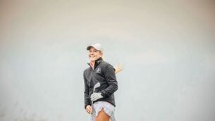 <p>International Player and Cork girl Sara Byrne romped to a 5&amp;4 victory on the day one fourballs with playing partner Max Kennedy</p>