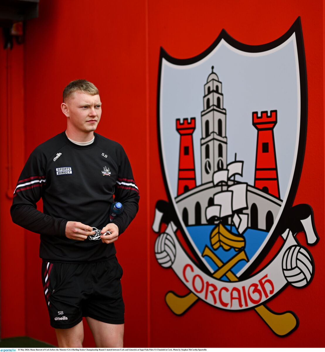 Shane Barrett of Cork before the Munster GAA Hurling Senior Championship Round 3 match between Cork and Limerick. Pic: Stephen McCarthy, Sportsfile