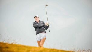<p>ON FORM: International Player and Cork native Sara Byrne. Pic. Brian Arthur</p>