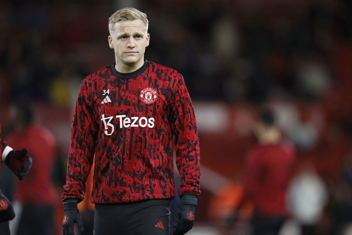 Manchester United's Donny van de Beek is heading for the exit door