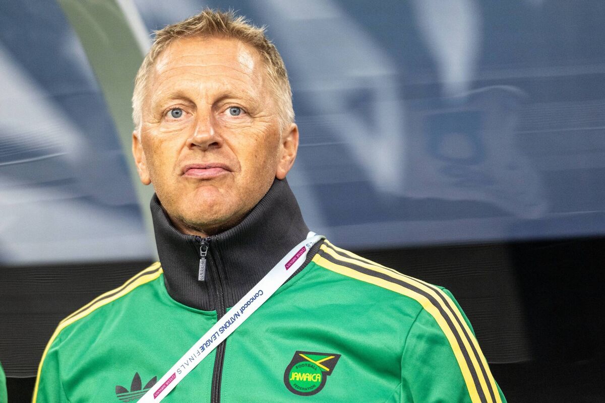Heimir Hallgrimsson while head coach of Jamaica (Photo by Shaun Clark/ISI Photos/Getty Images)