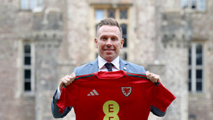 New Wales head coach Craig Bellamy was unveiled at a press conference on Wednesday (Barrington Coombs/PA)