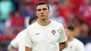 <p>BETTER LATE THAN NEVER: Portugal's Joao Palhinha ahead of the UEFA Euro 2024 Group F match at the Arena AufSchalke in Gelsenkirchen. Picture: Martin Rickett/PA Wire.</p>
