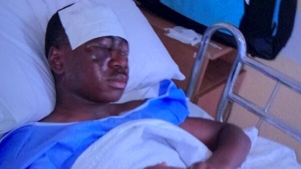 Tega Agberhiere in April last year.