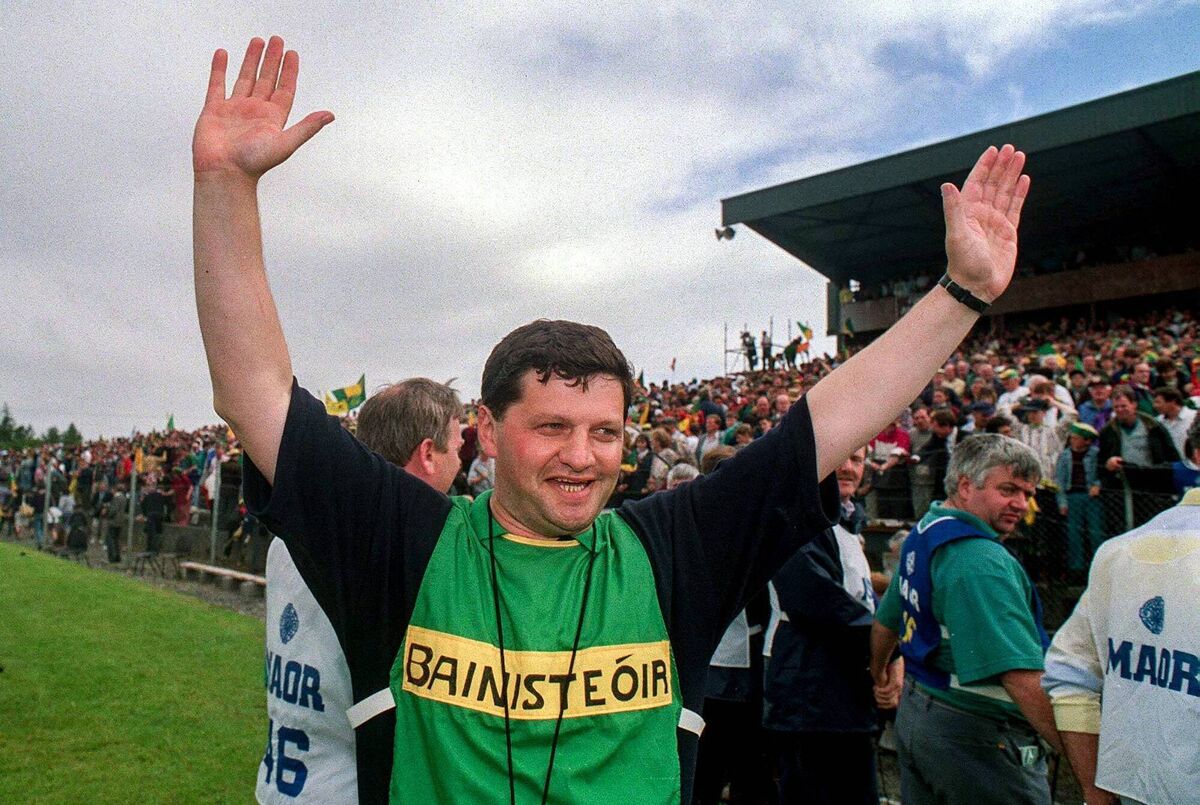 EVERY INCH: Leitrim manager John O'Mahony celebrates Connacht glory in 1994 Photo by Ray McManus/Sportsfile