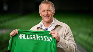 <p>ROCK AND ROLL: Newly appointed Republic of Ireland head coach Heimir Hallgrímsson has asked John O'Shea to be his assistant coach as he prepares to rock and roll with Ireland. Picture: Seb Daly/Sportsfile</p>
