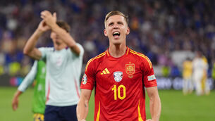 Spain’s Dani Olmo (right) is targeting silverware rather than records in Sunday’s Euro 2024 final clash with England (Bradley Collyer/PA)