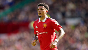 Jadon Sancho has returned to training at Manchester United (Mike Egerton/PA)