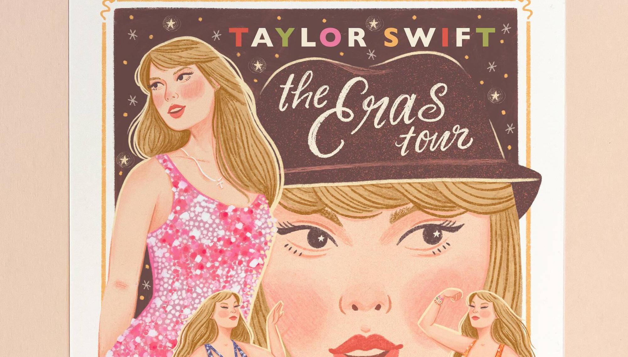 Taylor Swift 'The Eras Tour' print by Rachel Corcoran