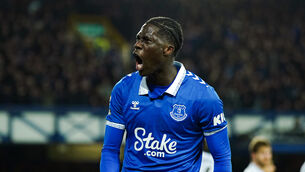 <p>VILLA SWITCH: Amadou Onana is closing in on a move to Aston Vila. Pic: Peter Byrne/PA</p>