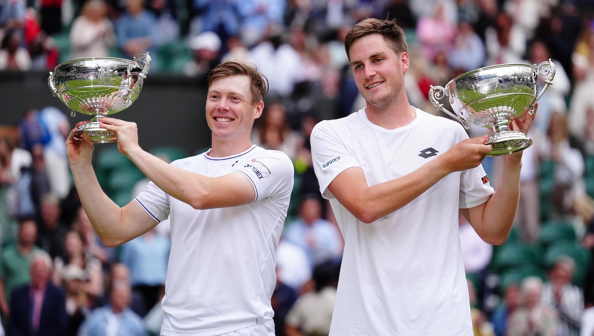 Henry Patten secures stunning Wimbledon doubles success with Harri Heliovaara