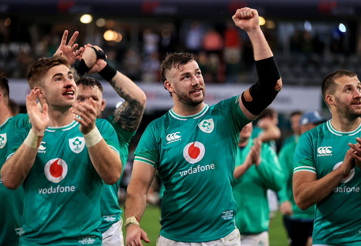 LATE LATE SHOW: Ireland back-row Caelan Doris. Pic: Dan Sheridan/Inpho LATE LATE SHOW: Ireland back-row Caelan Doris. Pic: Dan Sheridan/Inpho