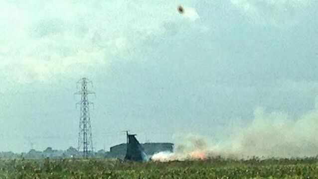 Pilot escapes US fighter jet crash in the UK