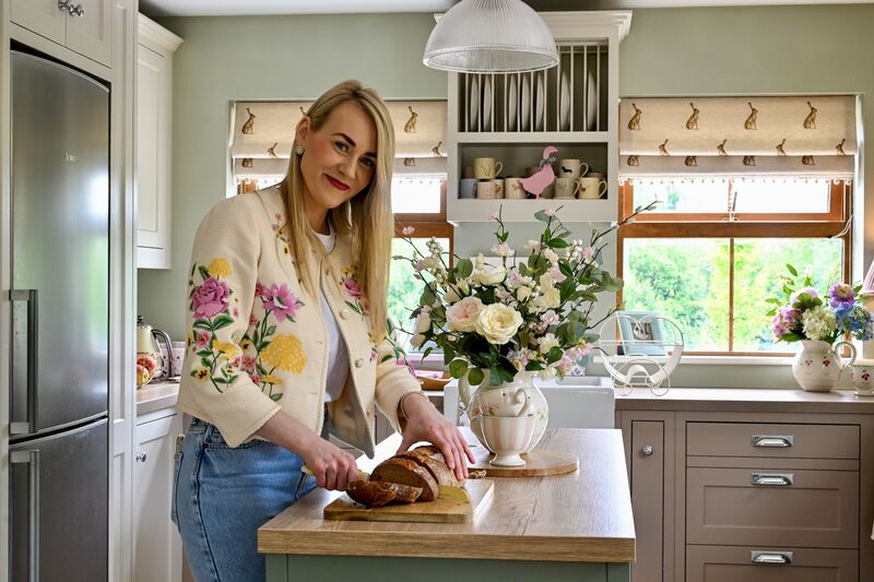 Jessica Cunningham in her open-plan kitchen/dining room. Jessica Cunningham in her open-plan kitchen/dining room.